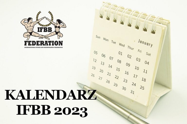Kalendarz zawody IFBB 2023 kulturystyka i fitness